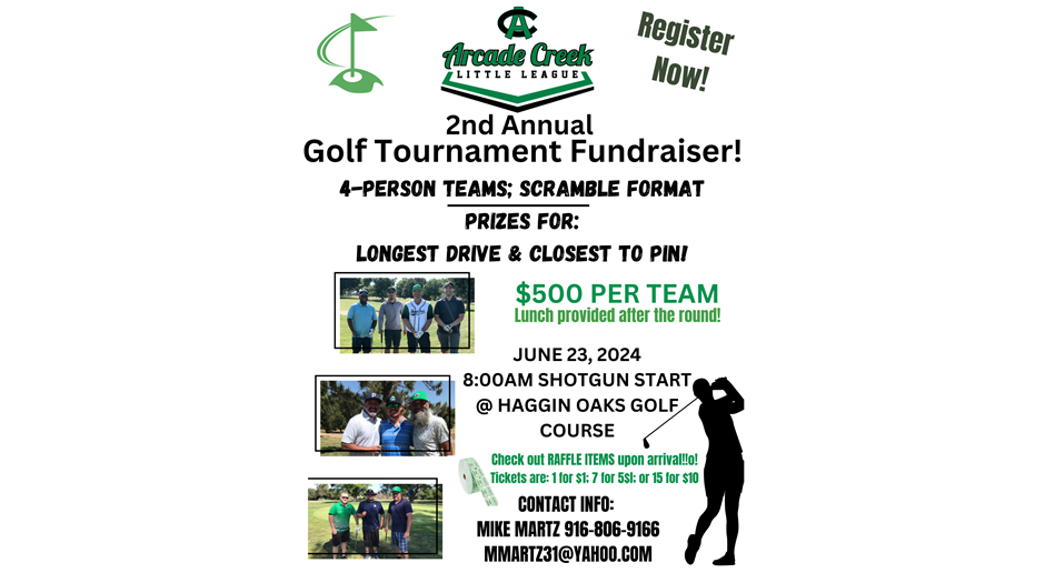 2nd Annual ACLL Golf Tournament! 6/23